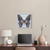 Art Remedy On Her Way Colorful buterfly and flowers wall art Framed - 2 of 4