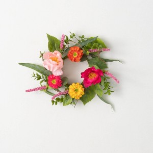 Sullivans Vibrant Floral Wreath - 1 of 3