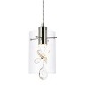 Elegant Lighting Hana 1 light Chrome Pendant - 3 of 4