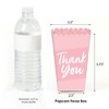 Big Dot of Happiness Pink Elegantly Simple - Guest Party Favor Popcorn Treat Boxes - Set of 12 - 2 of 4