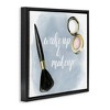 Stupell Industries Watercolor Wake Up & Make Up, 18" x 18" - 3 of 4