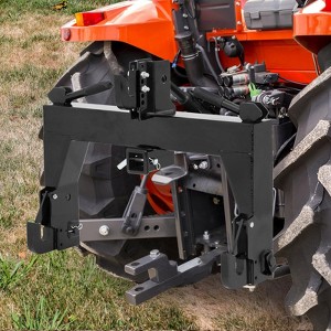 3000 LBS Lifting Capacity Tractor Quick Hitch 3 Point Quick Hitch to Category 1 and 2 Tractors, Between Lower Arms Attachments Quick Hitch - 1 of 4