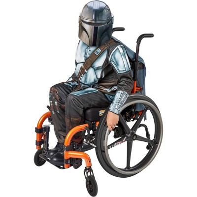 Kids' Adaptive Star Wars Mandalorian Halloween Costume Jumpsuit with Mask S