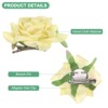 Unique Bargains Durable Velvet Cloth Flower Hair Clips Brooches 12 Pcs - 2 of 4