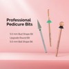 MelodySusie 5.0MM Pedicure 3/32'' Carbide Tungsten Bits, Suitable for Remove Forefoot Calluses Cuticle Dead Skin Nail Prepare, Beginners Bits - 4 of 4