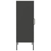 vidaXL Storage Cabinet Freestanding File Cabinet with Shelves for Office Steel - Anthracite - 4 of 4