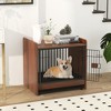 Tangkula Dog Cage Furniture w/Removable Tray & Lockable Door Adjustable Foot Pads - 3 of 4