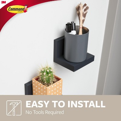 Quartz Plastic Wall Mountable Display Ledges, 4" x 3.5"