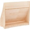 5-Tier Kids Wooden Bookshelf, Multi-Functional Toddler Book Rack, Children Book Display Shelves for Classrooms, Playrooms, Nursery, Wood Color - 3 of 3