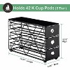3-Tier K-Cup Holder for Countertop, 42-Pod Space-Saving Coffee Pod Organizer - 2 of 4