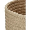 Colonial Mills Storage Basics - Sand 12"x12"x6" Bowl 100% Polypropylene Round - 4 of 4