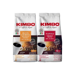 Kimbo Buongiorno & Napoli - Ground Coffee Variety Pack – 2 x 12oz Bag - 1 of 1