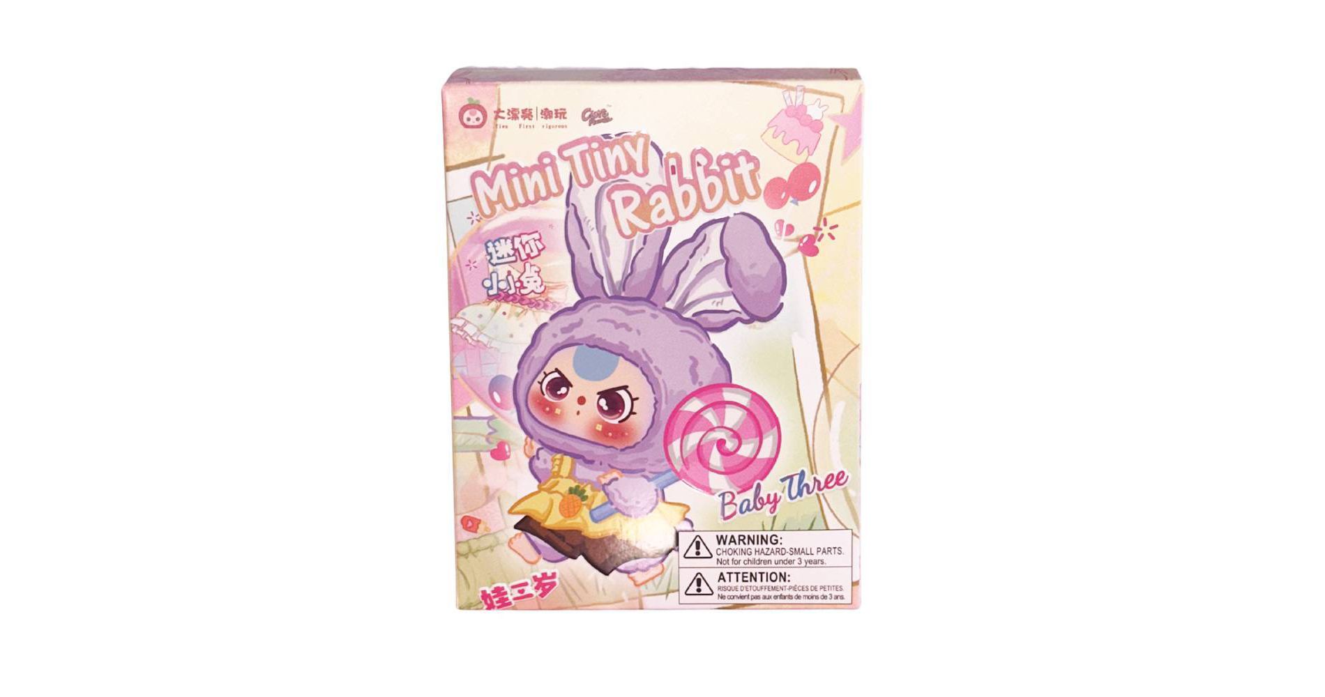 Baby Three Mini Tiny Rabbit Plush Blind Box