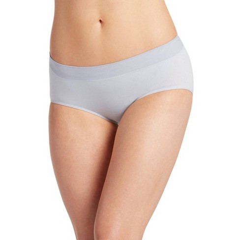 Jockey Women's Underwear Modern Micro Seamfree Bikini, Steel Grey, 4 :  : Clothing, Shoes & Accessories