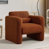 CAVINAS Modern Accent Chair with Back and Pillow,8" Thick Memory Foam Armchair,Upholstered Reading Chair for Living Room,Office - 2 of 4