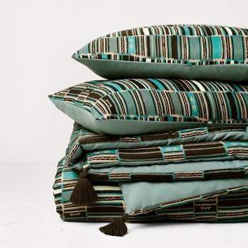 Full/Queen Jungalow Sun in the Water Comforter & Sham Set Teal - Opalhouse™ designed with Jungalow™