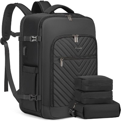 LOVEVOOK 40L Travel Backpack With 3 Packing Cubes,Large Carry on Backpack as Personal