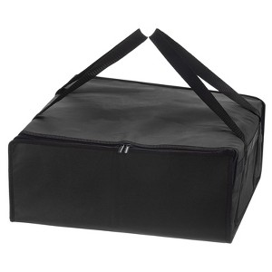 Unique Bargains Insulated Non-woven Fabric Cookies Party Pizza Bag Durable Food Transfer Bag 1 Pc - 1 of 4