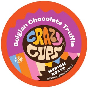 Crazy Cups Belgian Chocolate Truffle Flavored Coffee Pods - 1 of 3