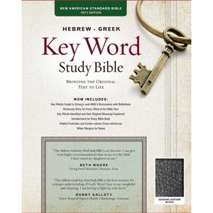 Hebrew-Greek Key Word Study Bible-NASB - (Key Word Study Bibles) by  Spiros Zodhiates & Warren Patrick Baker (Leather Bound) - 1 of 1