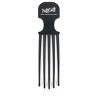 PuffCuff HimPack II - For Men with Think, Curly, Textured Hair - Painless, Damage-Free Styling Tool – Mini & Micro PuffCuff with Mini Pick - Black - 2 of 4