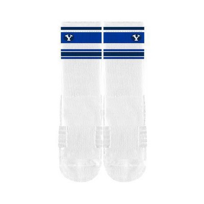 NCAA BYU Cougars Adult Retro Crew Socks - M/L