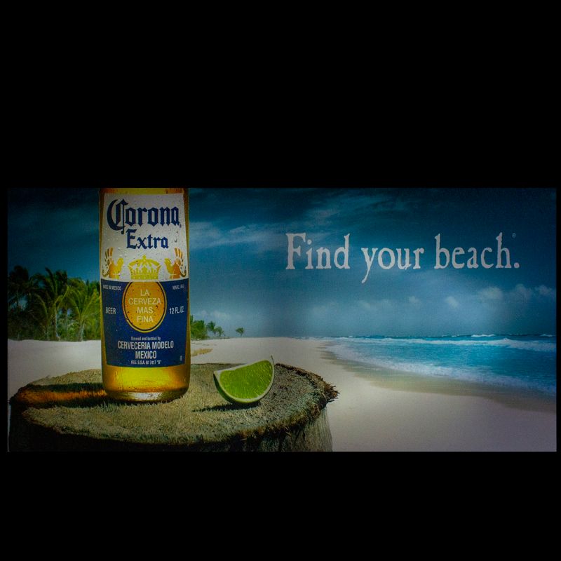 Northlight 23.5" Corona Beer Tropical Beach Scene Lighted Canvas Wall Art, 4 of 5