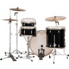 Slingerland Studio King 4-Piece Shell Pack with 22" Bass Drum and Snare Drum Del Norte Black Lacquer - 2 of 4