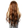 Unique Bargains Women's Water Ripple Curls Hair Extensions High Temperature Fiber 22in Brown 1 Set - 2 of 3