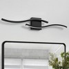 KAISITE 24in Dimmable LED Bathroom Vanity Light 5CCT Modern Wavy Bar Over Mirror Lighting - 4 of 4