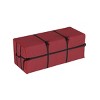 Hastings Home 9' Christmas Tree Storage Bag With Binding Straps - Burgundy - 4 of 4