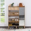 MAYEERTY Shoe Cabinet - Sturdy Space-Saving for Entryway - 3 of 4