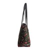 Signare USA Morning Garden Black Shoulder Tote Bag - 4 of 4