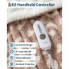 Heated Blanket Electric Blanke Soft SHER PA with 4 Heating Levels & Auto Off, Overheat Protection, Machine Washable, ETL Certification - 3 of 4