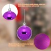 Unique Bargains Plastic Party Wedding Christmas Box Packed Hanging Ornament Balls 2.4" 24 Pcs - 3 of 4