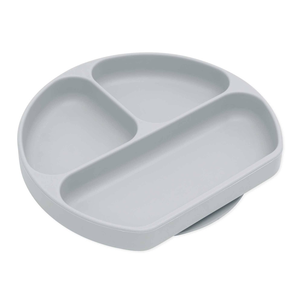 Photos - Plate Bumkins Silicone Grip Dish - Gray 