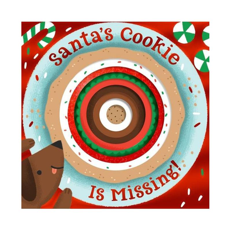 Santa&#39;s Cookie Is Missing! (Board Book with Die-Cut Reveals) - by Houghton Mifflin Harcourt, 1 of 4