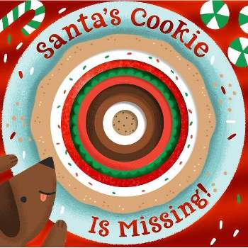 Santa's Cookie Is Missing! (Board Book with Die-Cut Reveals) - by Houghton Mifflin Harcourt