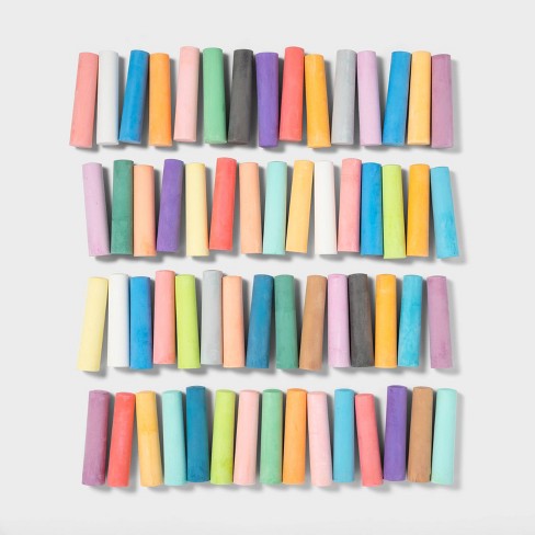 Assorted Color Sidewalk Chalk | 50 Pcs