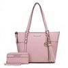 MKF Collection Gloria Vegan Leather Women’s Tote Bag with Wallet Set by Mia K - 2 of 4