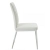 Acme Furniture Kamaile Dining Chair Beige/Chrome Finish - 3 of 4