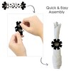 Big Dot of Happiness Goodbye High School, Hello College - Graduation Party Paper Napkin Holder - Napkin Rings - Set of 24 - 4 of 4