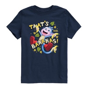 Boys' - Dora the Explorer - Thats Bananas Short Sleeve Graphic T-Shirt - 1 of 4