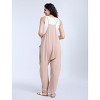 Women's Sleeveless Relaxed Fit Maternity Jumpsuit | Motherhood Maternity - 4 of 4