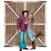Beistle Western Barn Door Photo Prop, 7' x 6', (1/Box) Multicolored - 3 of 4