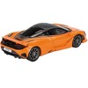 McLaren 750S McLaren Orange with Black Top Limited Edition 1/64 Diecast Model Car by Mini GT - 3 of 4