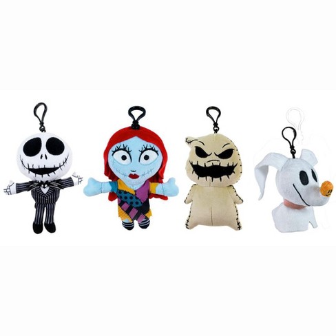 Disney The Nighmare Before Christmas 6 Plush Clip Figures, Jack  Skellington, Sally, Oogie and Zero, Pack of 4