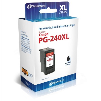 Remanufactured Black XL High Yield Single Ink Cartridge - Compatible with PG-240XL Ink Series (5206B) - Dataproducts