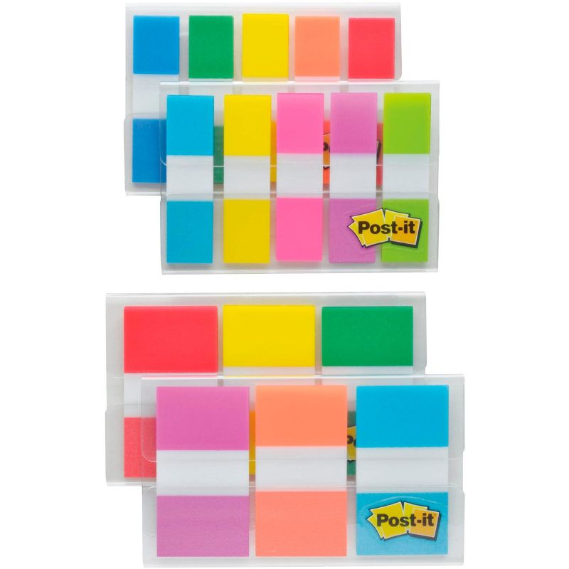 Post-it Flags Combo Pack, 1/2 and 1 Inch, 320 Flags, 2 of 3