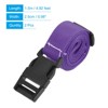 Unique Bargains Backpack Travel Adjustable Suitcase Belt with Quick Release Buckle 2 Pcs - 2 of 3